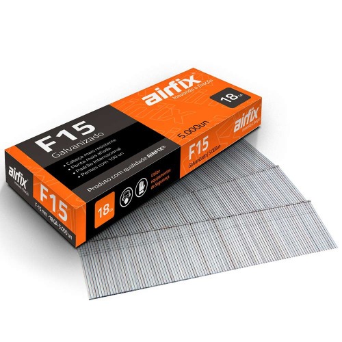 Pino para pinador pneum�tico tipo F 1,05 x 15 mm com 5.000 pe�as - F15