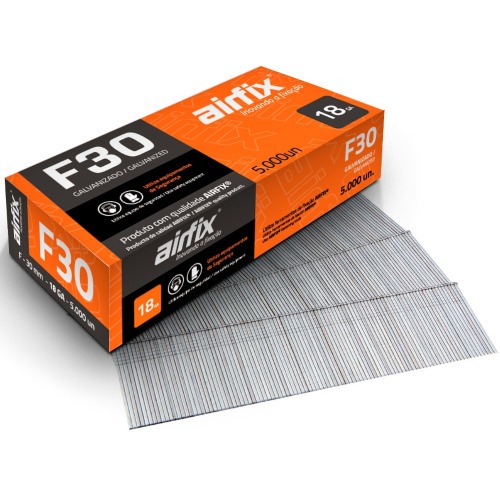 Pino para pinador pneum�tico tipo F 1,05 x 30 mm com 5.000 pe�as - F30