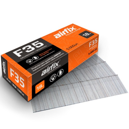 Pino para pinador pneum�tico tipo F 1,05 x 35 mm com 5.000 pe�as - F35