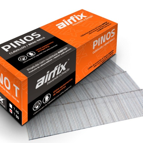 Pino para pinador pneumático tipo T 1,4 x 50 mm com 3.040 peças - T50 Pino para pinador pneumático tipo T 1,4 x 50 mm com 3.040 peças - T50
