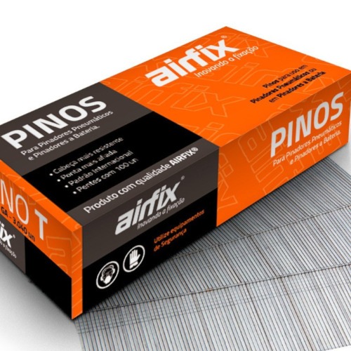 Pino para pinador pneumático tipo T 1,4 x 35 mm com 3.040 peças - T35 Pino para pinador pneumático tipo T 1,4 x 35 mm com 3.040 peças - T35
