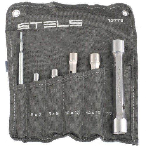 Jogo de chave tubular sextavada 6 a 19 mm a�o cromo van�dio - 1377855