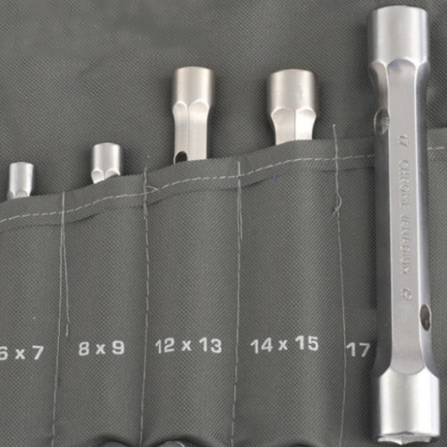 Jogo de chave tubular sextavada 6 a 19 mm a�o cromo van�dio - 1377855