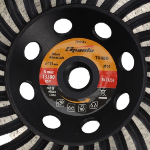 Disco de desbaste diamantado 115 mm Turbo - 7299545