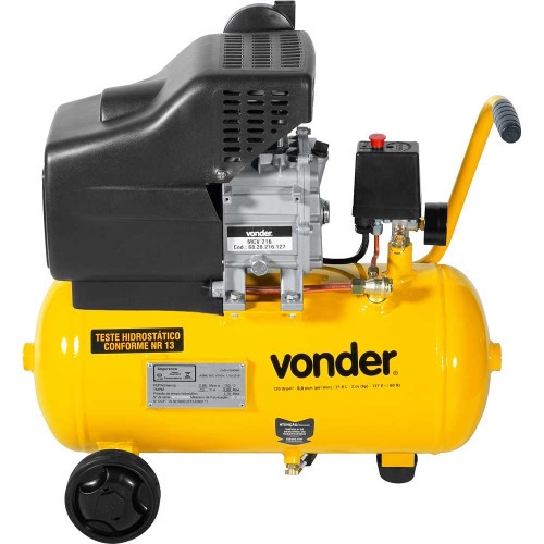 Compressor de ar 8,0 pés 21,6L 2 hp 120 libras MCV 216 110V Compressor de ar 8,0 pés 21,6L 2 hp 120 libras MCV 216 110V