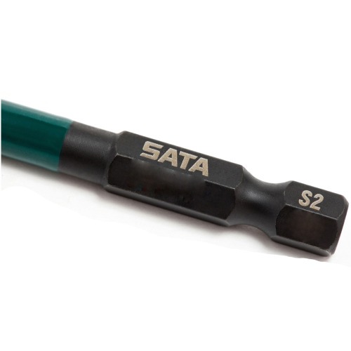 Jogo de bits de impacto hexagonal 5 x 50mm encaixe de 1/4
