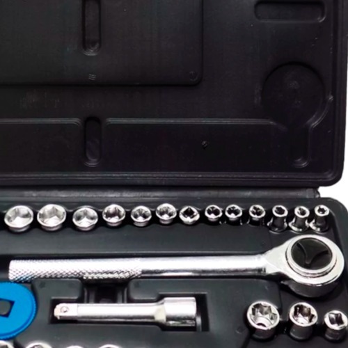 Jogo de soquete sextavado 4 � 15 mm 1/4