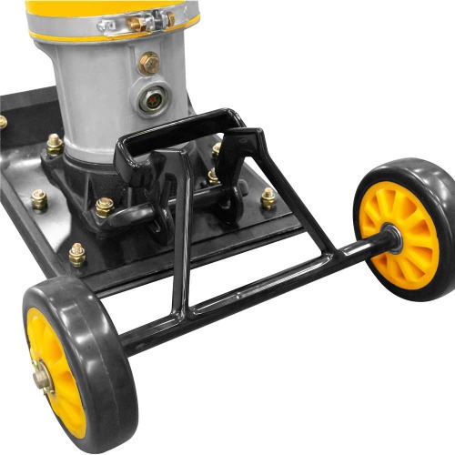 Compactador de solo tipo sapo a gasolina 330 x 285 mm 3,6 hp 4T com rodas