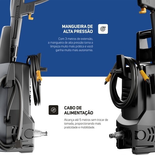 Lavadora de alta pressão com Desentupidora 1.500 libras - WL 1820 Ultra 220V Lavadora de alta pressão com Desentupidora 1.500 libras - WL 1820 Ultra 220V