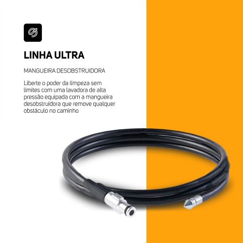 Lavadora de alta pressão com Desentupidora 1.500 libras - WL 1820 Ultra 220V Lavadora de alta pressão com Desentupidora 1.500 libras - WL 1820 Ultra 220V