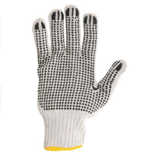 Luva de malha 3 fios branca pigmentada tamanho 10 - LMV 3 Luva de malha 3 fios branca pigmentada tamanho 10 - LMV 3