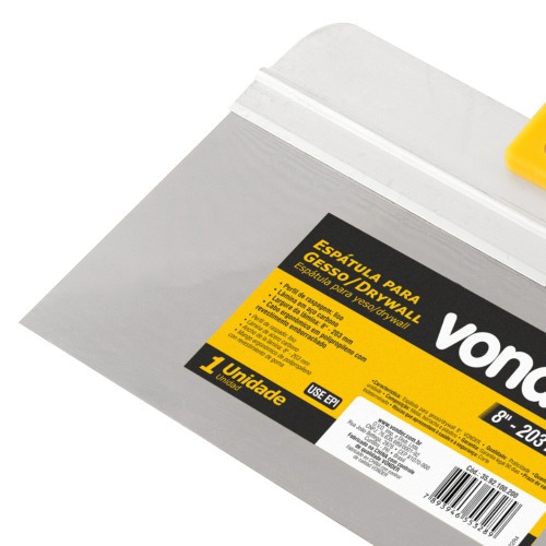 Espátula para gesso/drywall 8'' Espátula para gesso/drywall 8''