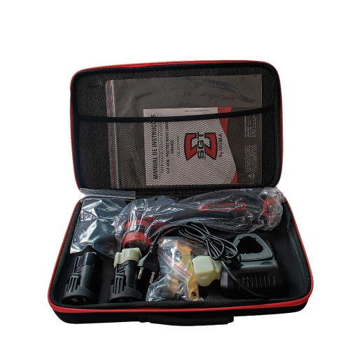 Politriz nano smart change a bateria 12V 2,4Ah com 2 baterias e acessórios - SGT-8106 110V/220V Politriz nano smart change a bateria 12V 2,4Ah com 2 baterias e acessórios - SGT-8106 110V/220V