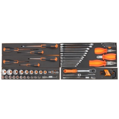 Caixa para ferramentas sanfonada 5 gavetas com 61 peças - 5900BR/KIT-PRO1 Caixa para ferramentas sanfonada 5 gavetas com 61 peças - 5900BR/KIT-PRO1
