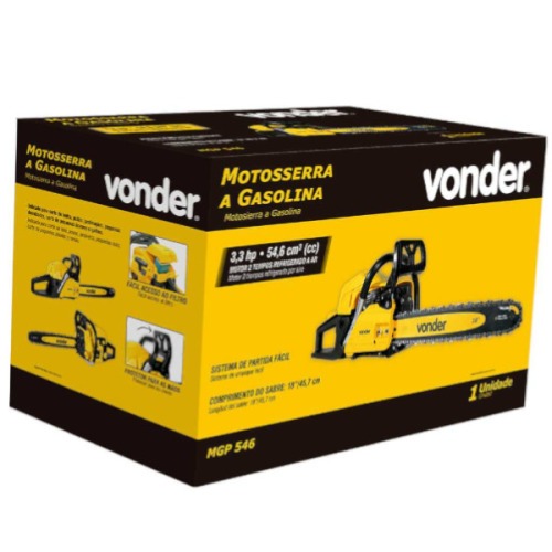 Motosserra a gasolina 54,6 cc com sabre de 18 Motosserra a gasolina 54,6 cc com sabre de 18