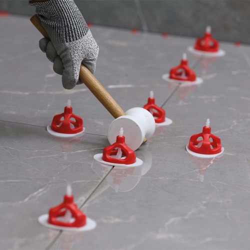 Espaçador e nivelador para piso 1,0 mm com 50 peças - Easy Spin Espaçador e nivelador para piso 1,0 mm com 50 peças - Easy Spin