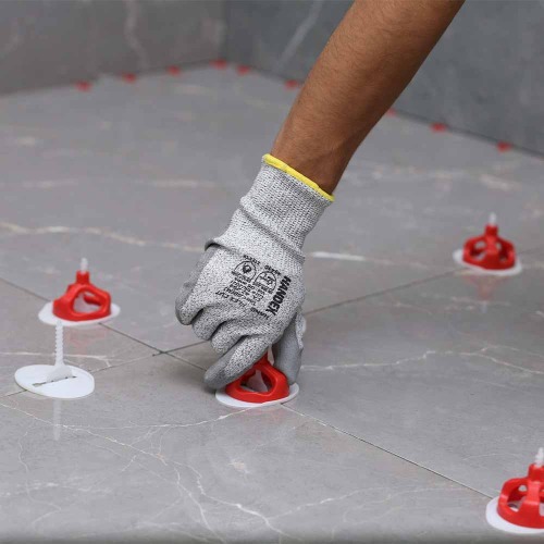 Espaçador e nivelador para piso 1,0 mm com 50 peças - Easy Spin Espaçador e nivelador para piso 1,0 mm com 50 peças - Easy Spin