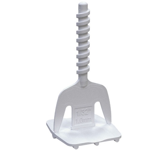 Espaçador e nivelador para piso 1,0 mm com 50 peças - Easy Spin Espaçador e nivelador para piso 1,0 mm com 50 peças - Easy Spin