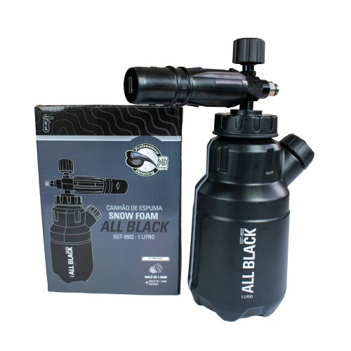 Canhão de espuma Snow Foam All Black 1L - SGT-9932 Canhão de espuma Snow Foam All Black 1L - SGT-9932