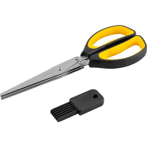 Tesoura multicamadas com 3 lâminas Tesoura multicamadas com 3 lâminas