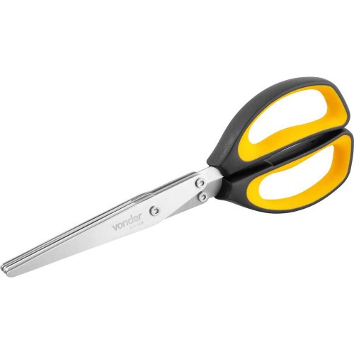 Tesoura multicamadas com 3 lâminas Tesoura multicamadas com 3 lâminas