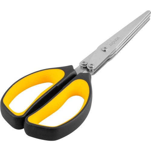 Tesoura multicamadas com 3 lâminas Tesoura multicamadas com 3 lâminas