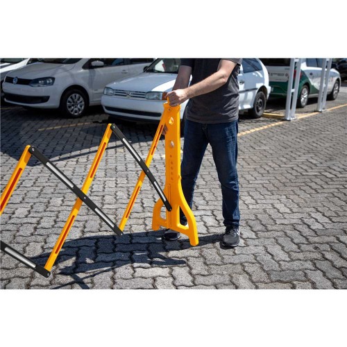 Barreira pantogr�fica de sinaliza��o 2,5 metros