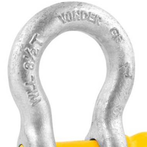 Manilha curva para cabo de a�o 1.1/4