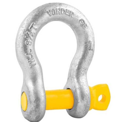 Manilha curva para cabo de a�o 1.1/4