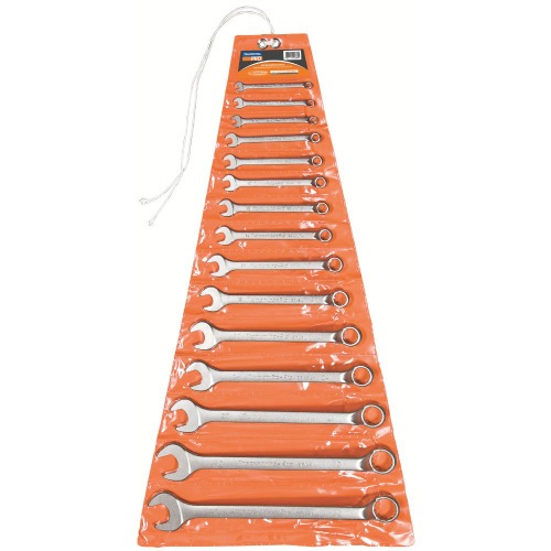 Jogo de chave combinada 6 a 32 mm aço cromo vanádio 15 peças - 44660215 Jogo de chave combinada 6 a 32 mm aço cromo vanádio 15 peças - 44660215