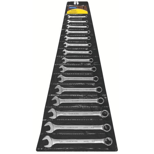 Jogo de chave combinada 6 a 32 mm em a�o especial com 15 pe�as - Basic