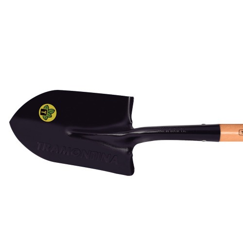 Pá de bico pequena com cabo de madeira 45 cm Pá de bico pequena com cabo de madeira 45 cm