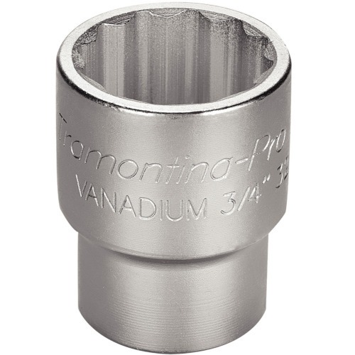 Soquete estriado 34 mm encaixe 3/4 Soquete estriado 34 mm encaixe 3/4