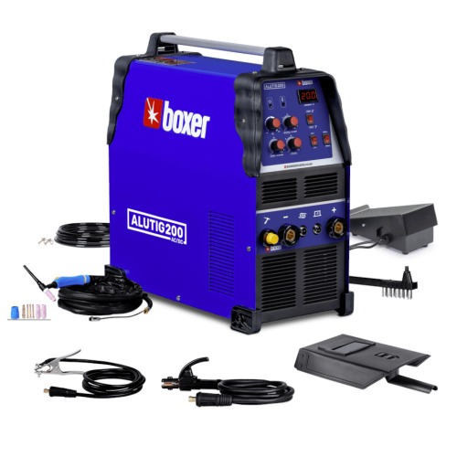 Inversora de solda para alumínio AC/DC 200A com pedal e tocha - ALUTIG200 AC/DC 110V/220V Inversora de solda para alumínio AC/DC 200A com pedal e tocha - ALUTIG200 AC/DC 110V/220V