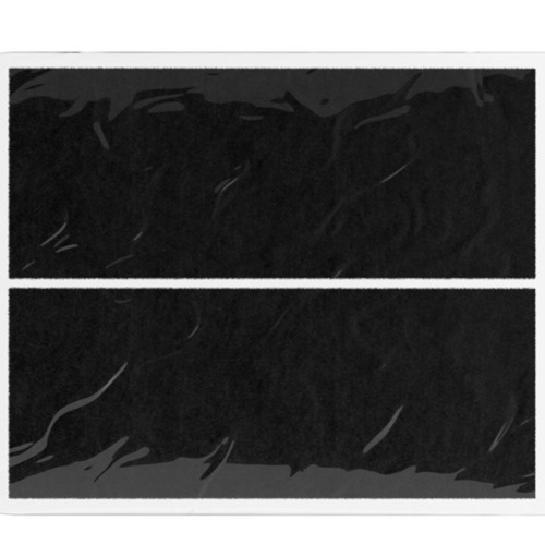 Feltro protetor adesivo retangular 127 x 51mm preto com 2 unidades Feltro protetor adesivo retangular 127 x 51mm preto com 2 unidades