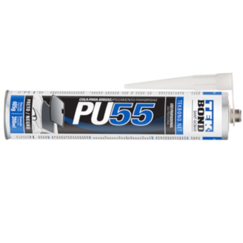 Adesivo poliuretano Automotivo 405g preto - PU55