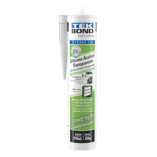 Silicone ac�tico multiuso 270 ml 
