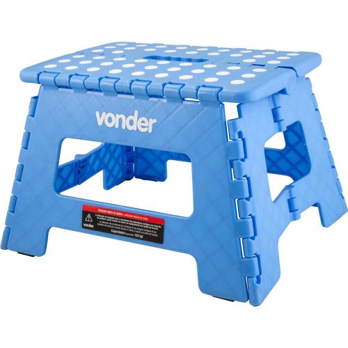 Banqueta plástica dobrável azul 220 mm Banqueta plástica dobrável azul 220 mm