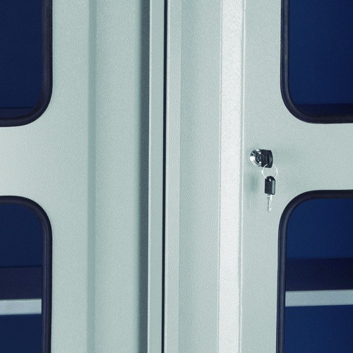 Armário para ferramentas com 3 prateleiras e portas de vidro - AM-70 Armário para ferramentas com 3 prateleiras e portas de vidro - AM-70