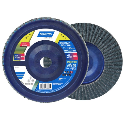 Disco de lixa flap disc reto 7 Disco de lixa flap disc reto 7