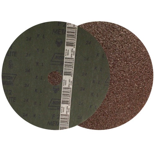 Disco de lixa de fibra 180 mm grão 24 - F247 Disco de lixa de fibra 180 mm grão 24 - F247