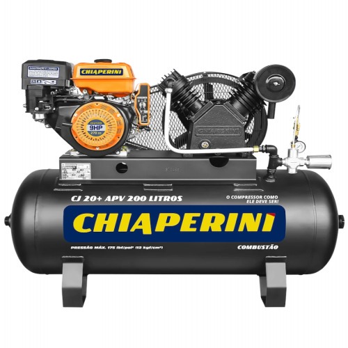 Compressor de ar a Gasolina 20 pés 200L 9HP 175lbs - CJ 20+ APV Compressor de ar a Gasolina 20 pés 200L 9HP 175lbs - CJ 20+ APV