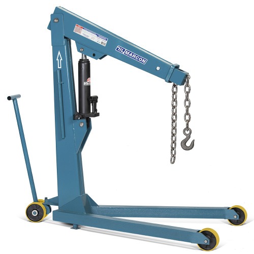 Guincho hidr�ulico 2 toneladas com prolongador rodas de poliuretano - MGH-2CP