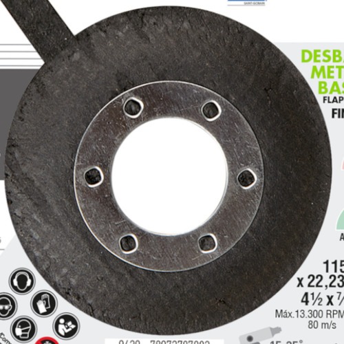 Disco de lixa flap disc 4.1/2