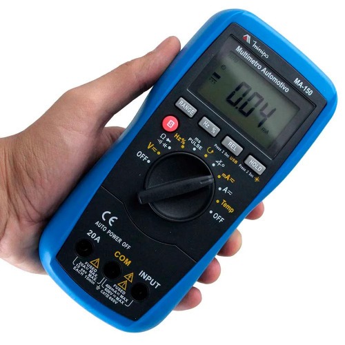 Mult�metro automotivo digital port�til - MA-150