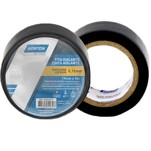 Fita isolante torre 19 mm x 5 m - 66254474172