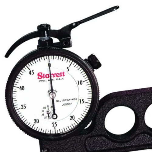 Medidor de espessura capacidade de 0-10 mm leitura de 0,01 mm Medidor de espessura capacidade de 0-10 mm leitura de 0,01 mm