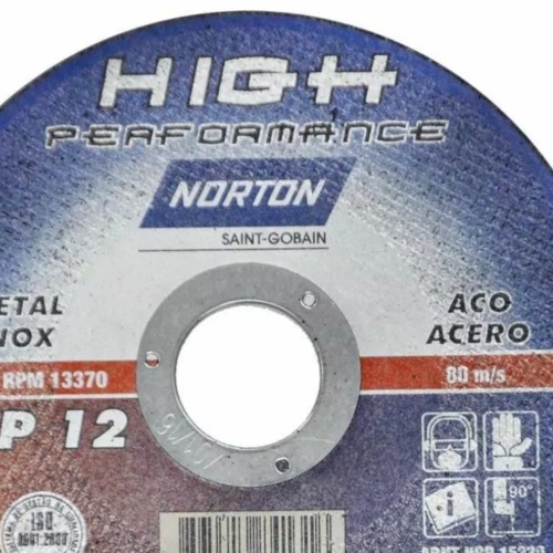 Disco de corte para metal / inox 4.1/2 x 3/64 x 7/8 Disco de corte para metal / inox 4.1/2 x 3/64 x 7/8
