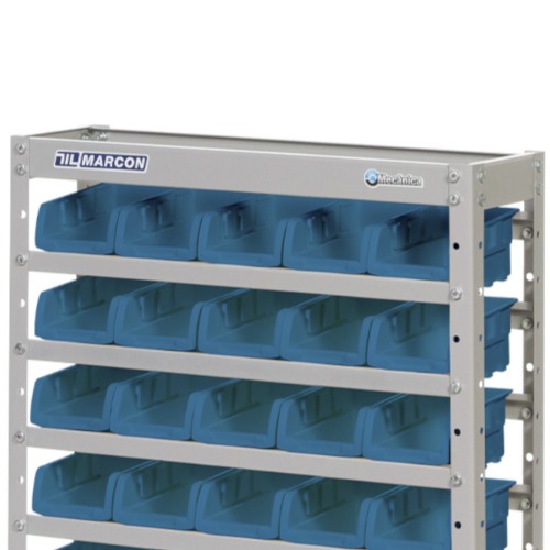 Estante met�lica com 30 gavetas n� 3 azul - EF30/3A
