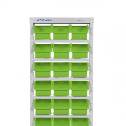 Estante met�lica com 27 gavetas n� 5 verde - EF27/5VD